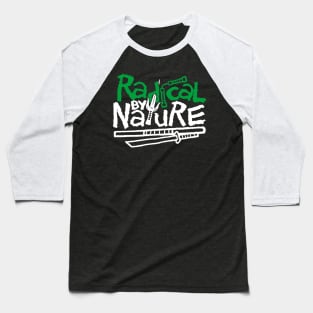 Cool 90's Hiphop Rap Music Radical Logo Ninja Parody Baseball T-Shirt